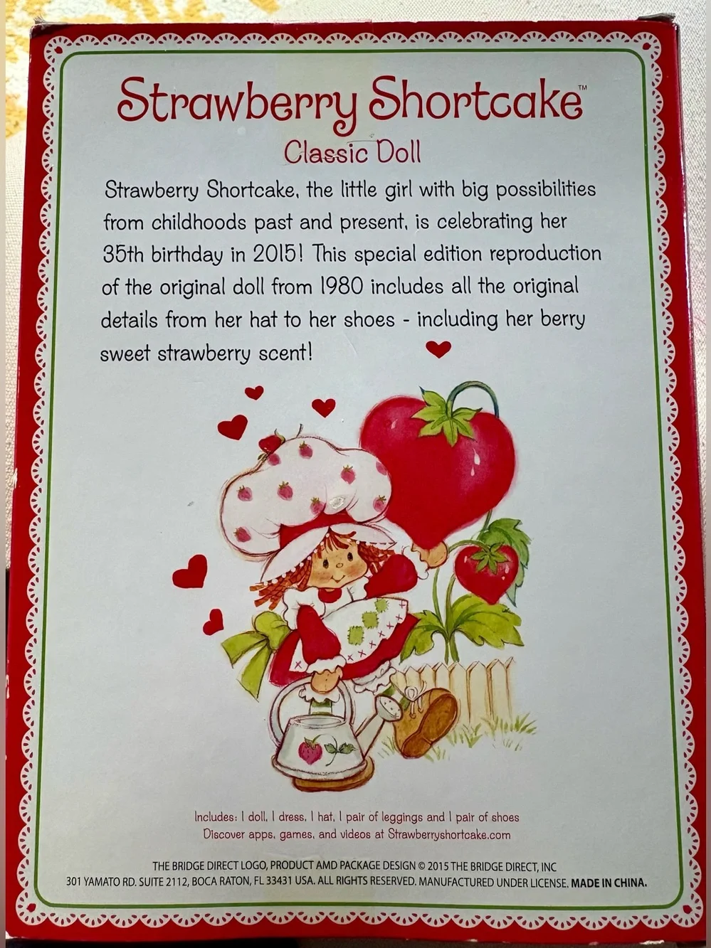 Strawberry Shortcake 35th Birthday 2015 Anniversary Edition Classic Doll